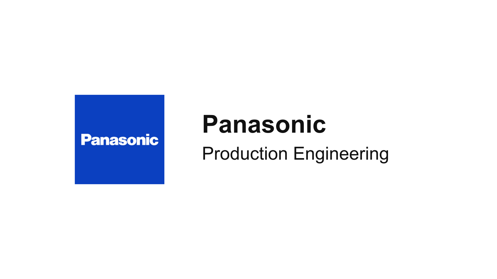 Panasonic Production Engineering Co., Ltd.
