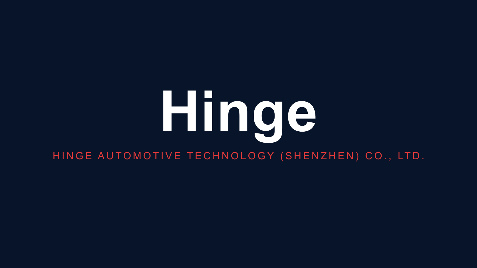 Hinge Automotive Technology