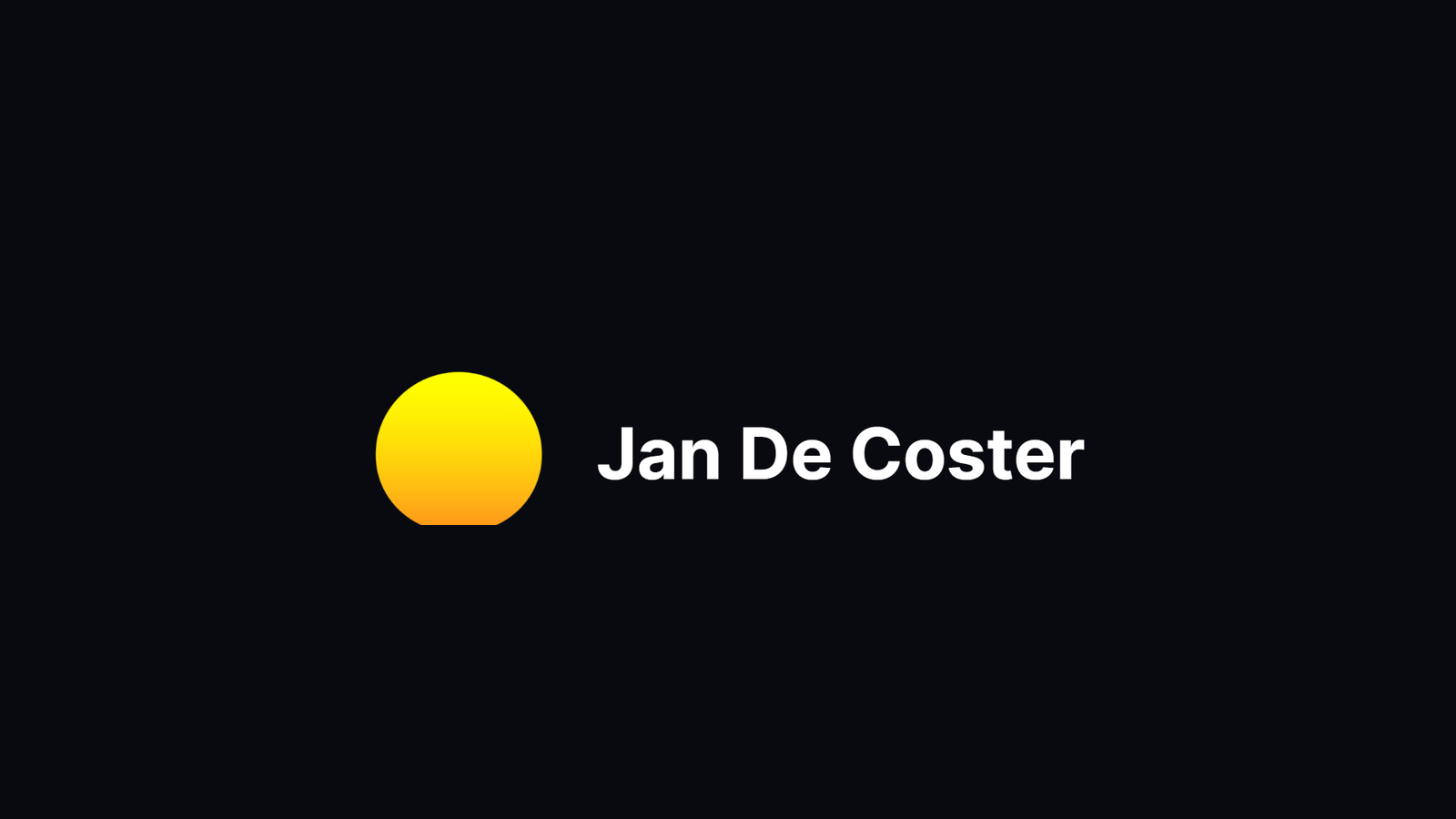 Jan De Coster / Slightly Overdone