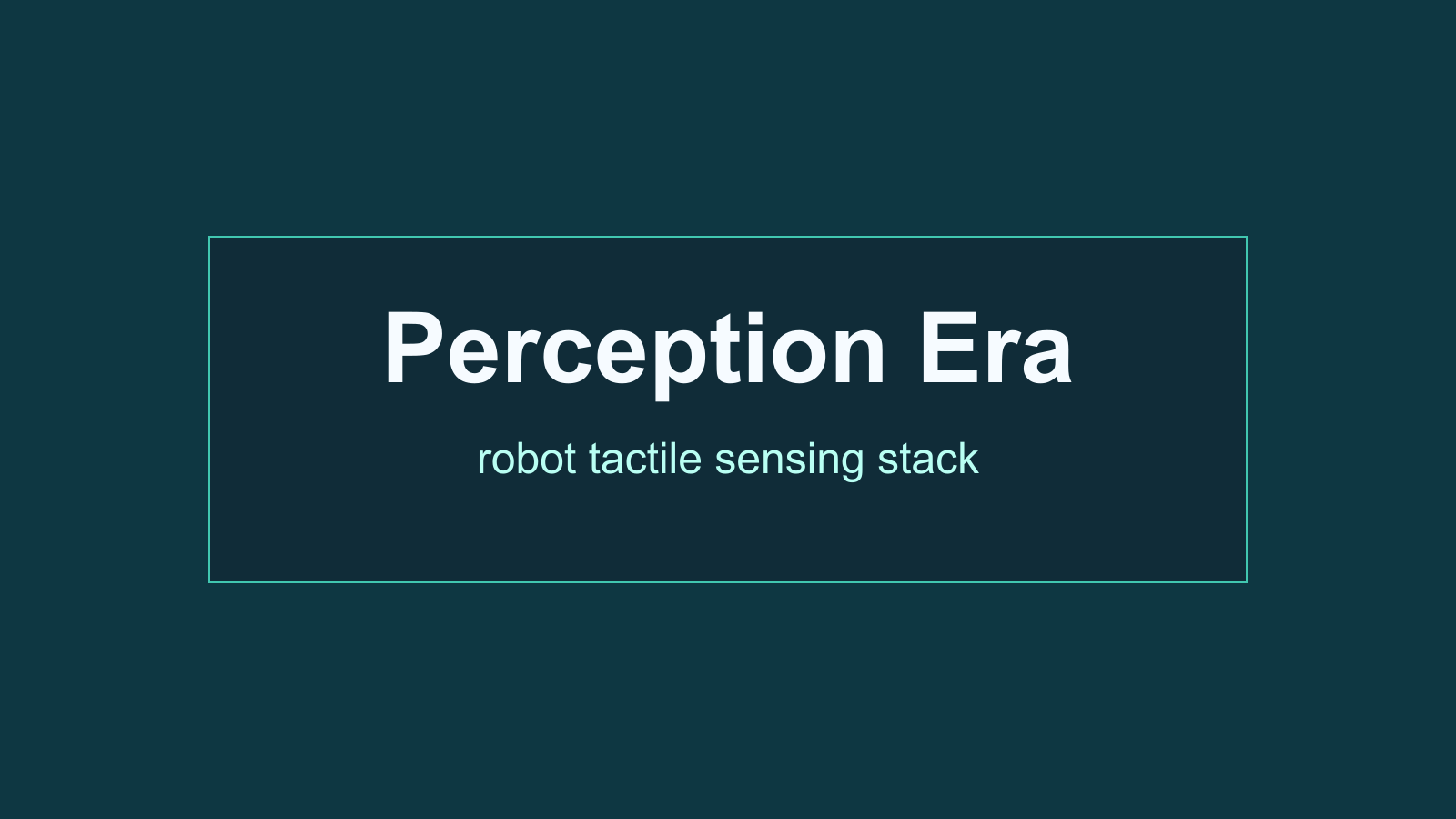 Perception Era company media