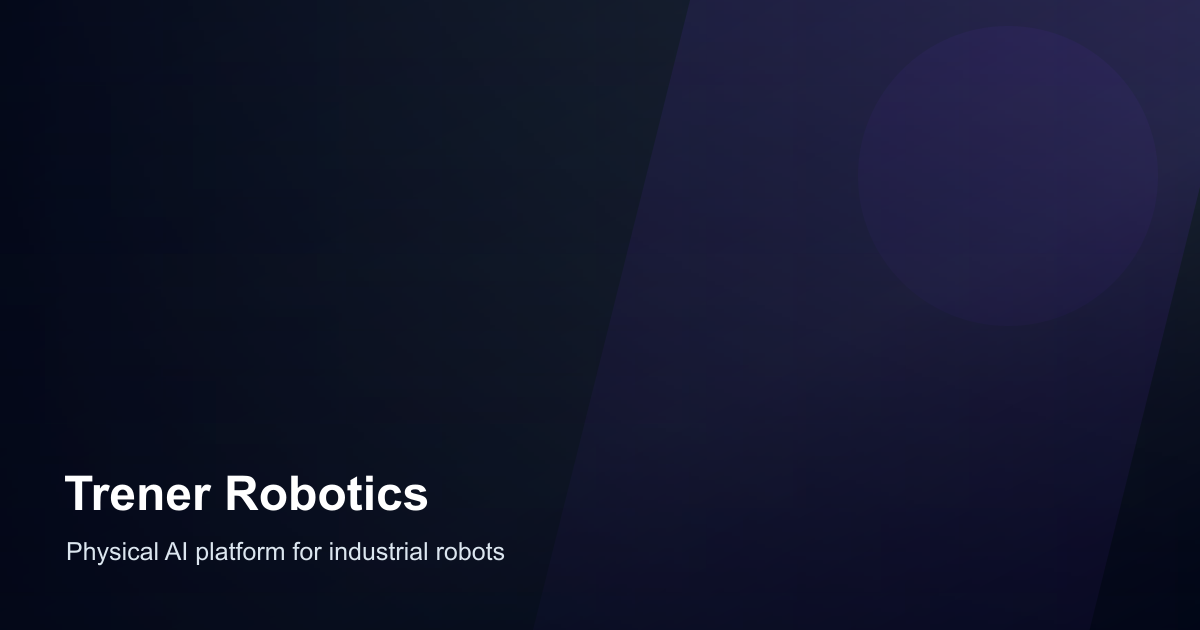 Trener Robotics company media