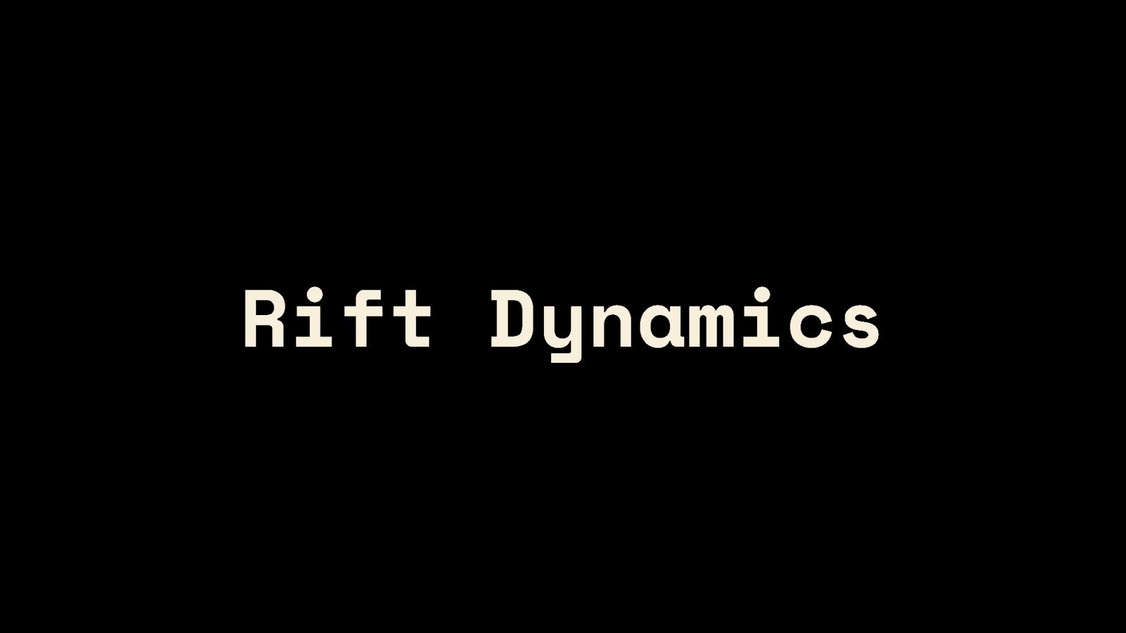 Rift Dynamics